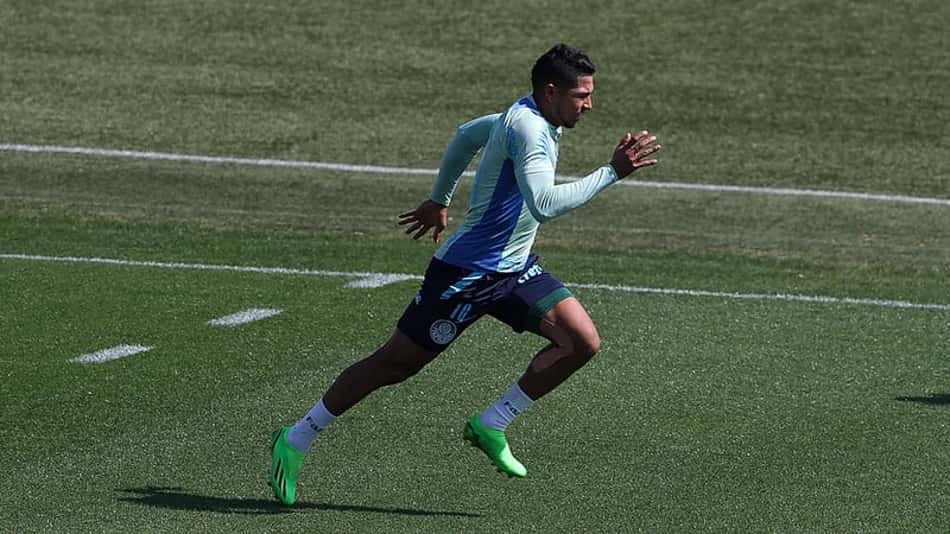 Palmeiras tem retorno de Rony e segue preparação para duelo contra o Atlético-MG na Libertadores