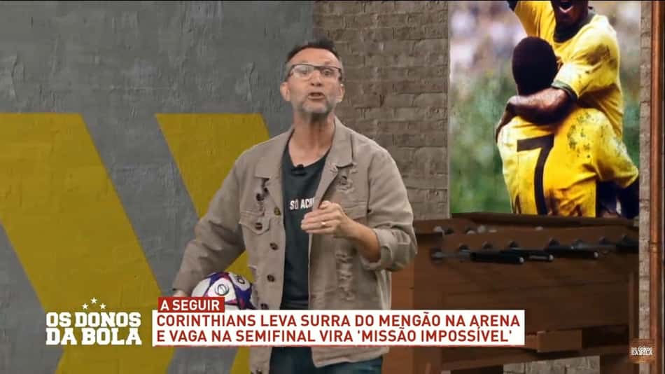 Neto afirma que Corinthians está fora da Libertadores: 'Não dá para enfrentar o Flamengo'