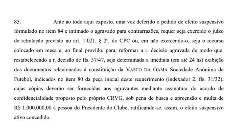 Conclusão - Vasco