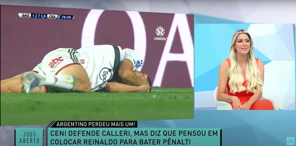 Renata Fan minimiza pênalti perdido por Calleri e defende atacante do São Paulo
