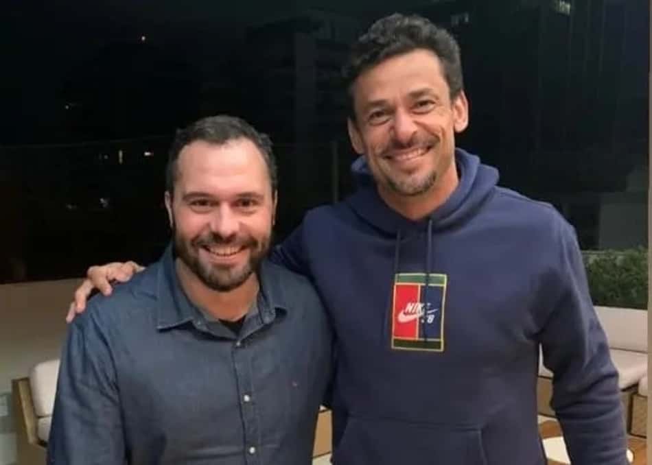 Fred e presidente do Fluminense se reencontram um mês após aposentadoria do artilheiro
