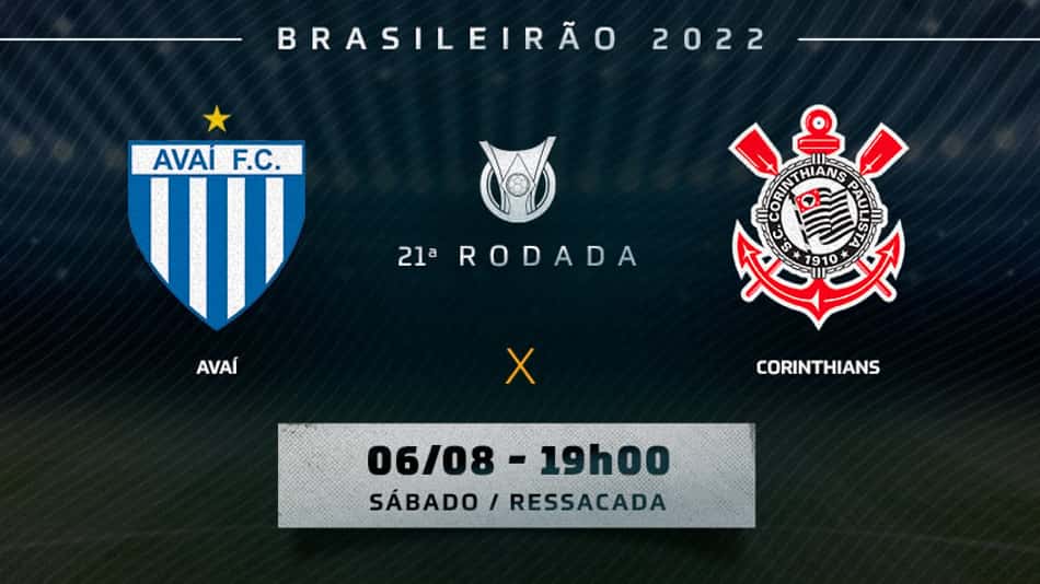 Avaí x Corinthians: prováveis escalações, desfalques e onde assistir ao duelo pelo Brasileirão