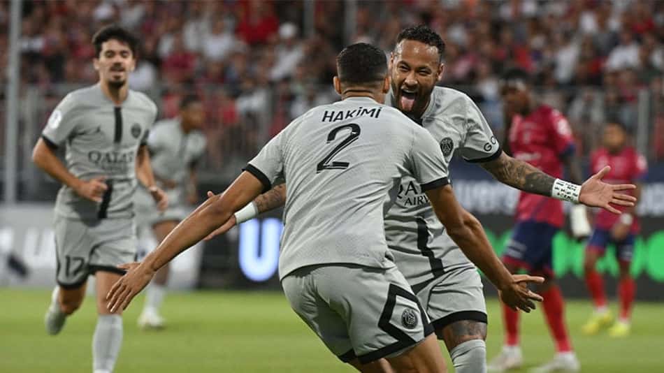 Com show de Neymar, homenagem a Jô Soares e gol de bicicleta de Messi, PSG goleia o Clermont