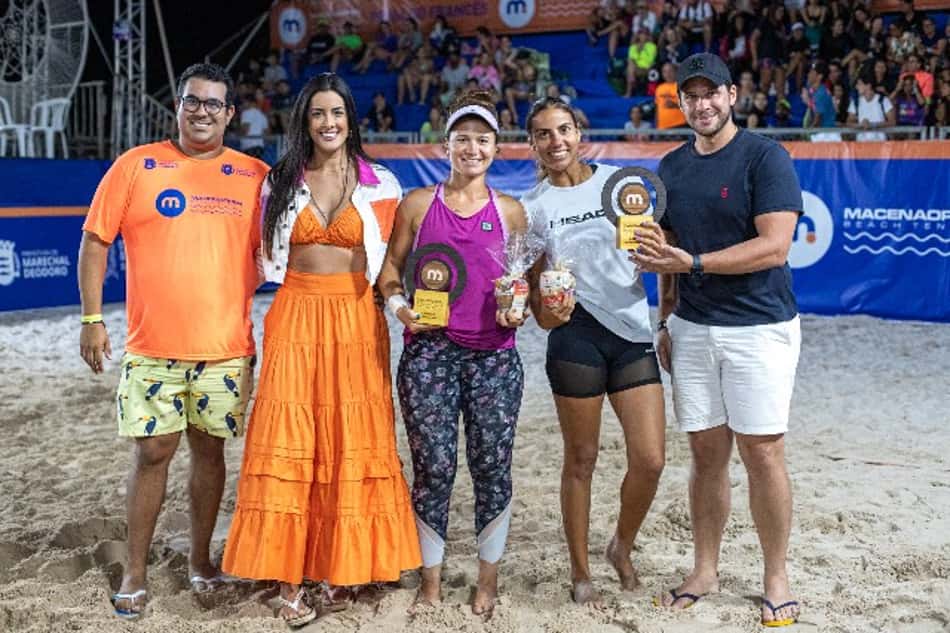 Alagoanas entre as últimas campeãs do Macena Open. Nº 1 e italiana ganham mistas