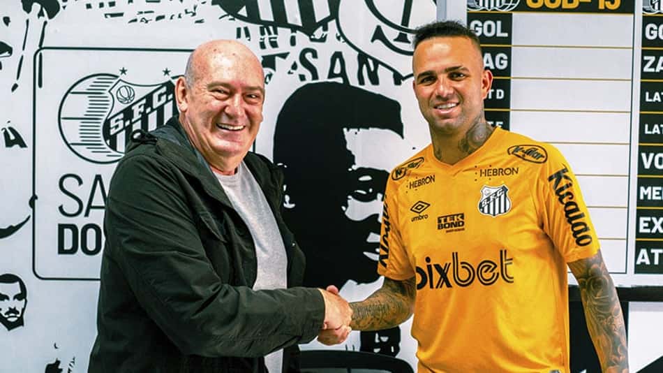 Presidente do Santos confirma quanto paga por Luan e detalha negociação com o Corinthians: 'Levou sete minutos'