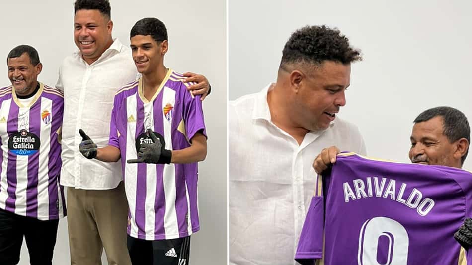 Luva de Pedreiro encontra Ronaldo na Espanha e deve assinar contrato com marca gigante de fast food