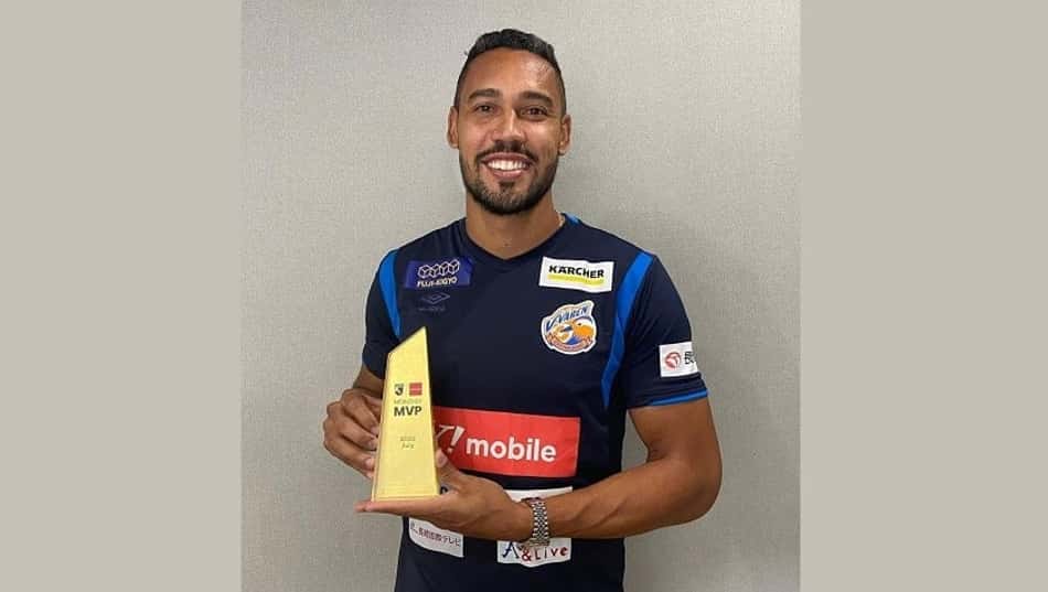 Edigar Junior foi o melhor jogador do mês na segunda divisão japonesa