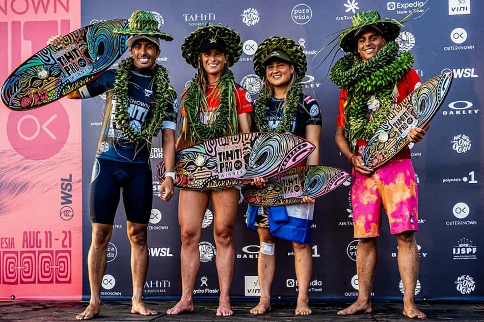 Miguel Pupo brilha e é campeão da etapa de Teahupoo do Mundial de Surfe