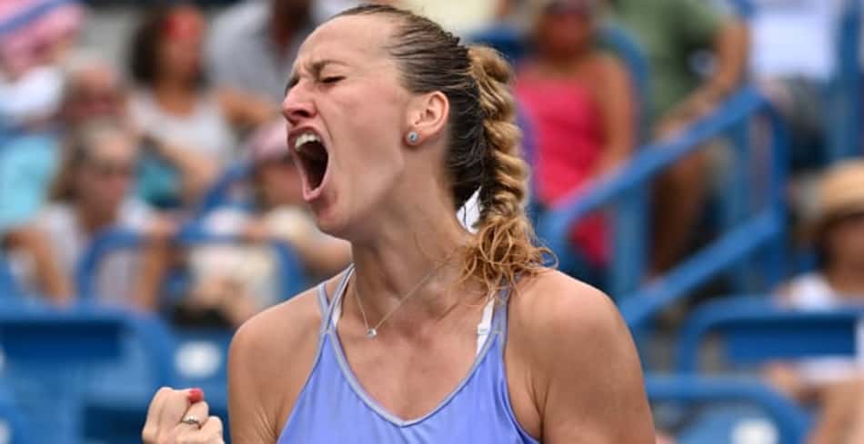 Kvitova bate Alexandrova e faz, em Miami, 20ª semi em WTA 1000