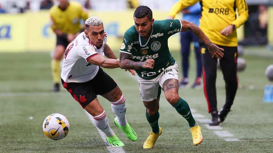 Dudu valoriza empate do Palmeiras com o Flamengo: 'Não pode deixar quem vem de trás somar pontos'