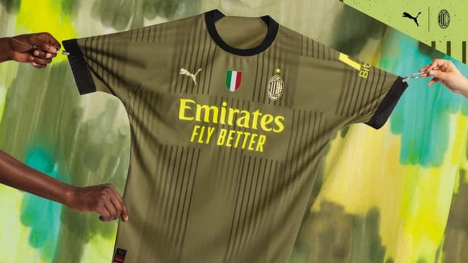 Milan lança terceiro uniforme que vai contra as regras da liga italiana