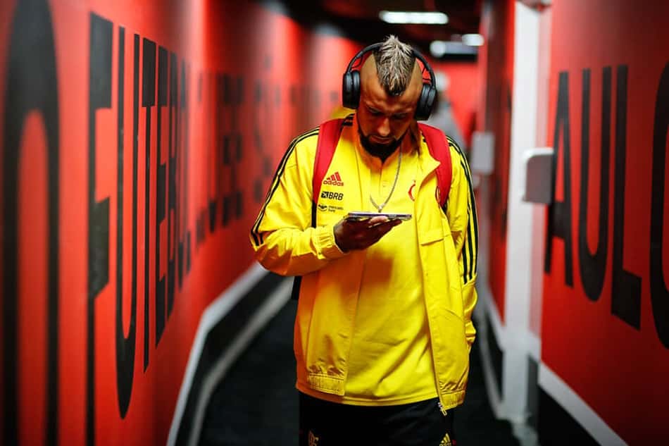 Vidal - Flamengo x São Paulo