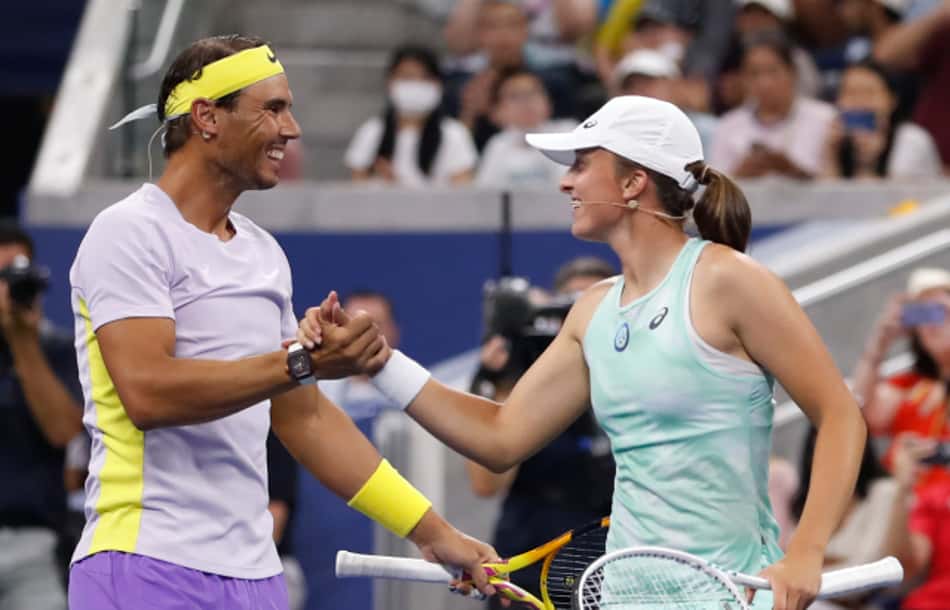 Nadal, Swiatek, Tsitspas, Fernandez e outros brilham em evento em prol da Ucrânia
