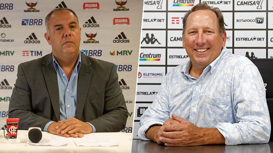Os "falastrões" do clássico entre Botafogo e Flamengo: relembre frases polêmicas de John Textor e Marcos Braz