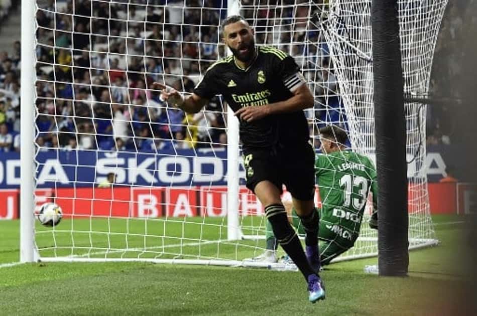 Vini Jr e Benzema marcam, e Real Madrid bate o Espanyol pela La Liga