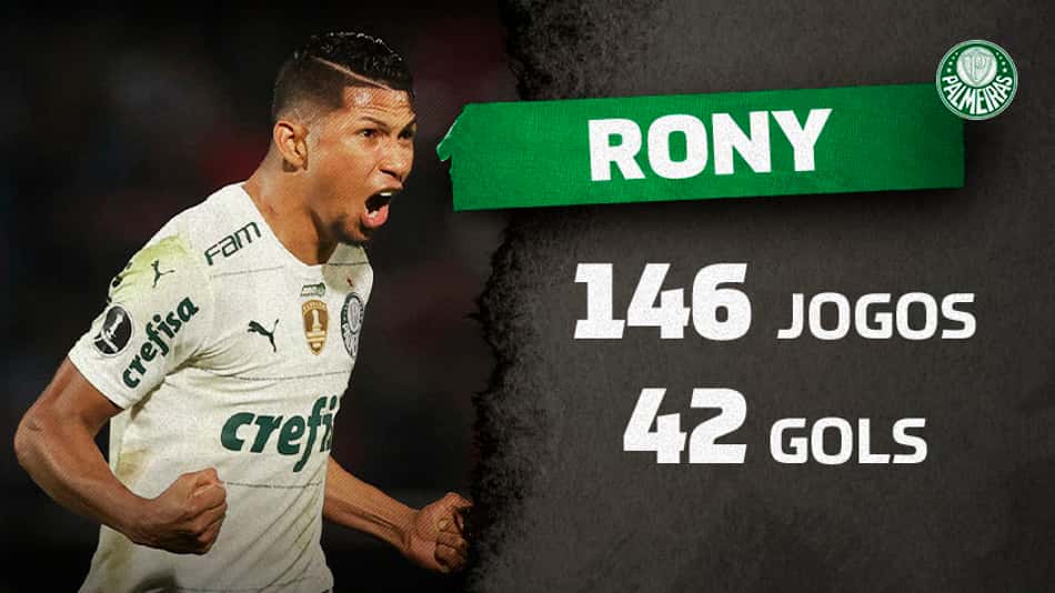 Rony supera Valdivia no ranking de artilheiros do Palmeiras neste século