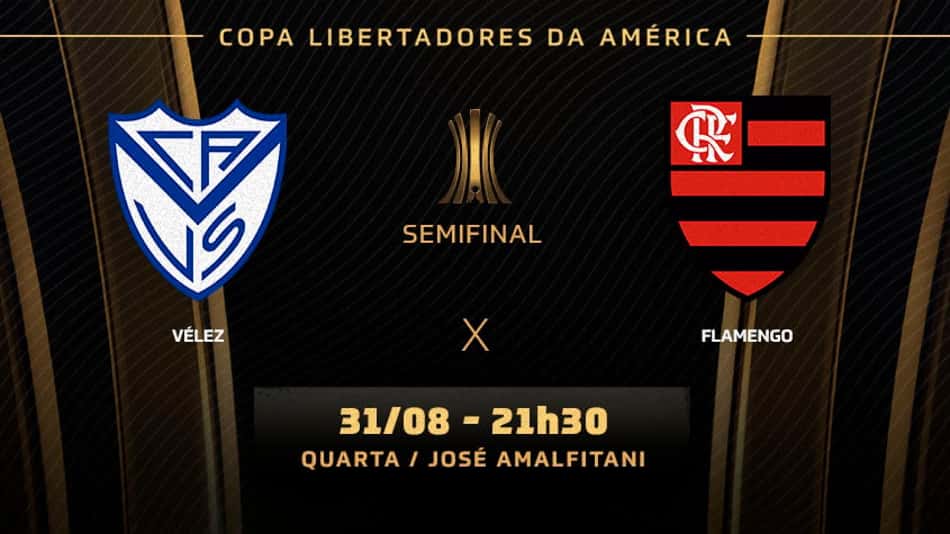 Vélez x Flamengo: prováveis escalações, desfalques e onde assistir ao duelo pela semi da Libertadores