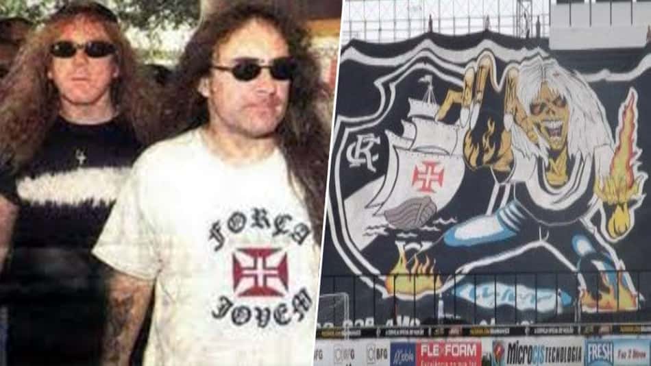 Vasco e Iron Maiden: a relação da banda que abre o Rock in Rio com a maior organizada do clube