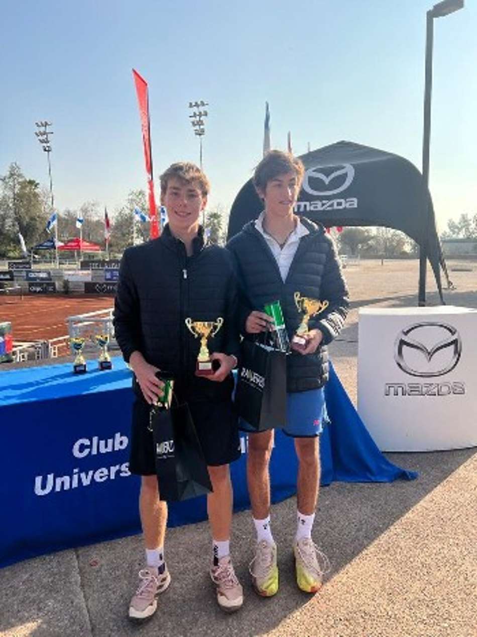 Davi Carlos é vice-campeão de duplas em Santiago, sua primeira final de ITF