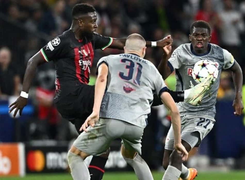 Milan tropeça na estreia e fica no empate diante do RB Salzburg na Champions League