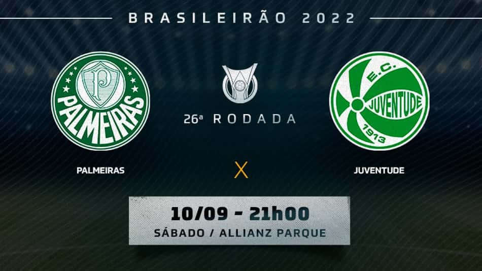 Palmeiras x Juventude: prováveis times, desfalques e onde assistir ao duelo pelo Brasileirão