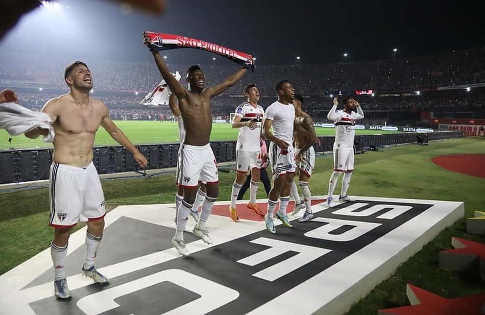 São Paulo comemoração Copa Sul-Americana