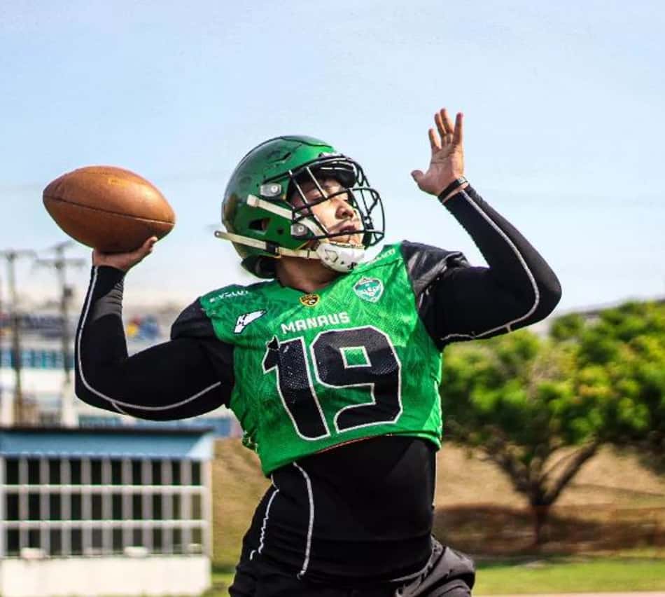 Pedro Canuto é o quarterback do Manaus FA