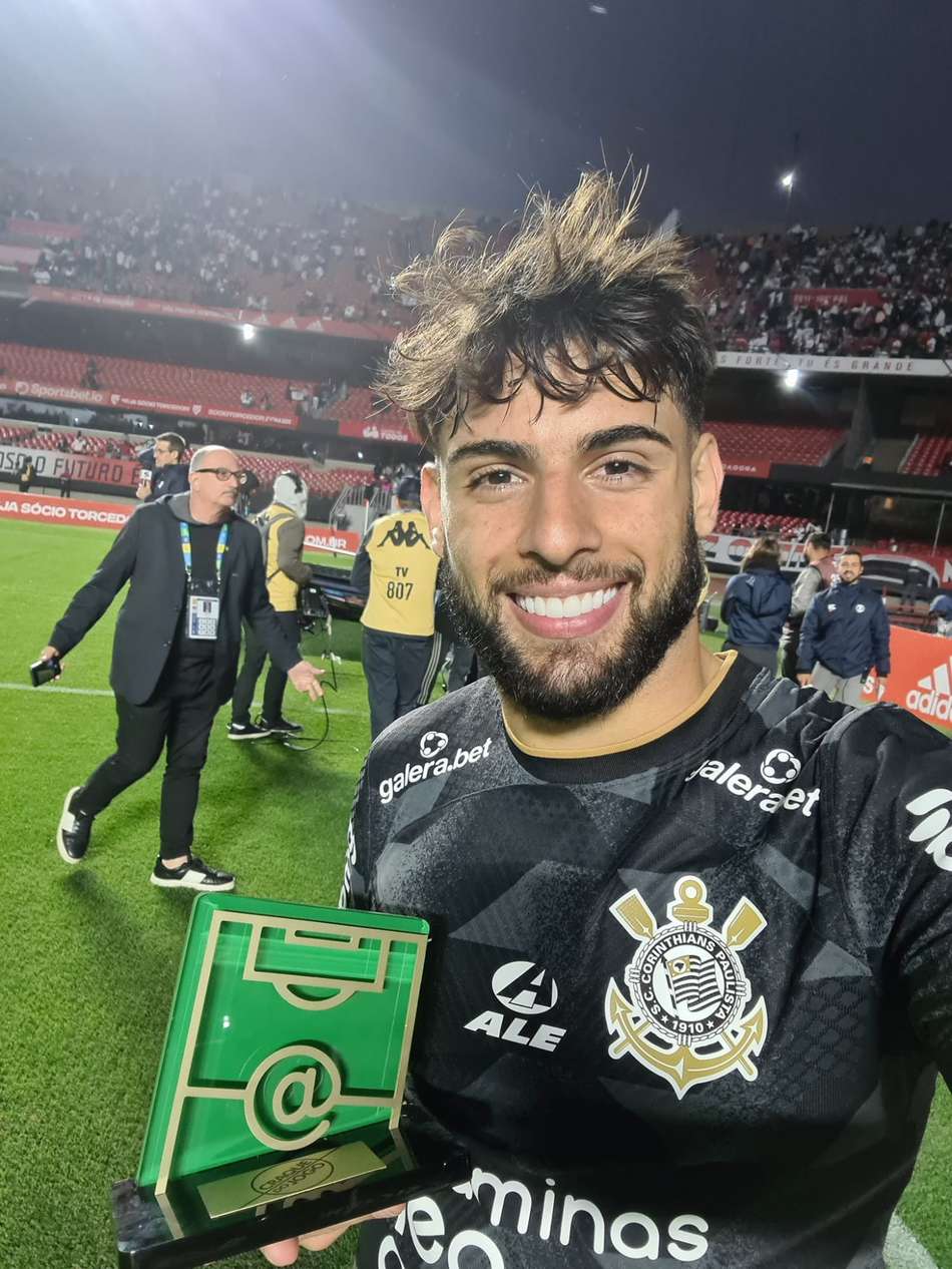 Eleito craque do jogo, Yuri Alberto valoriza ponto conquistado pelo Corinthians fora de casa