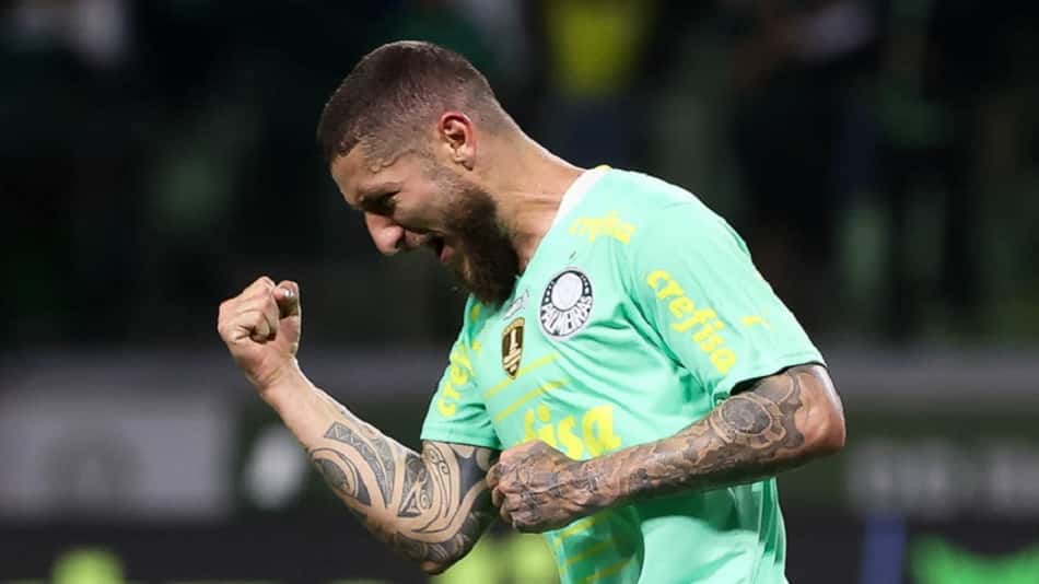 Zé Rafael decide vitória e vira o 'Robocop' do Palmeiras de Abel Ferreira