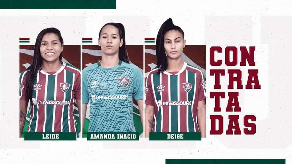 Fluminense anuncia três reforços para a equipe adulta feminina