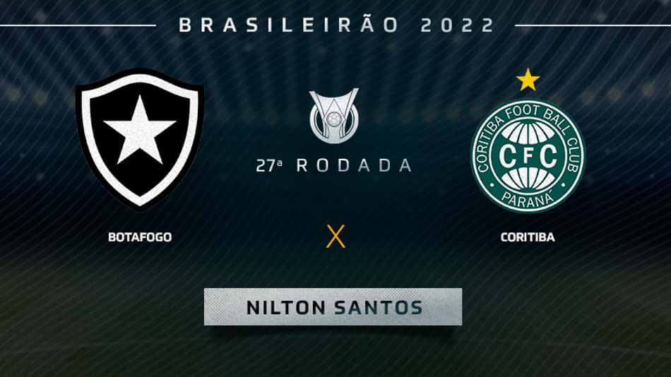 Botafogo x Coritiba: onde assistir, prováveis escalações e desfalques para jogo do Campeonato Brasileiro