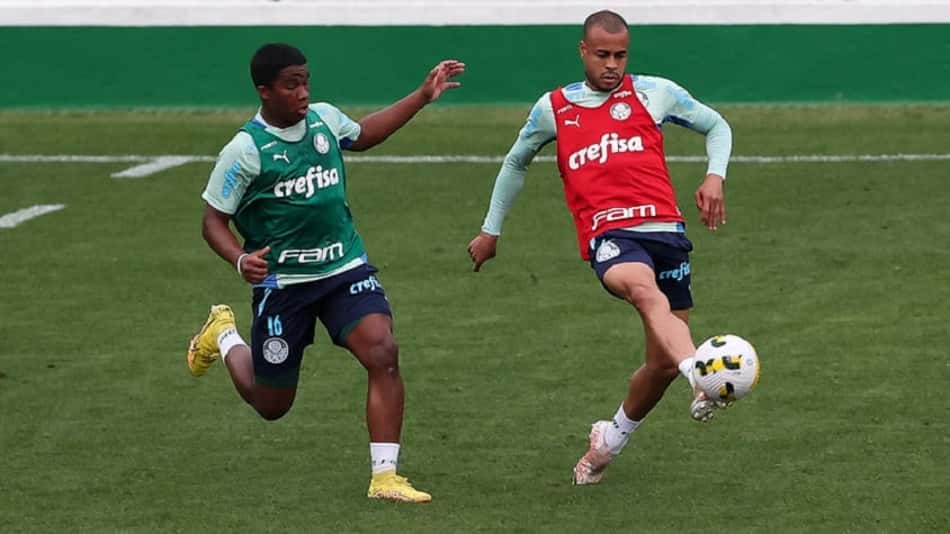 Com Endrick, Palmeiras se reapresenta e inicia preparação para pegar o Santos
