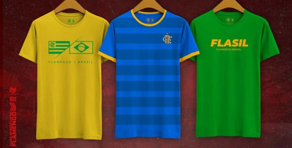 Flamengo terá edição limitada de camisa com cores do Brasil; veja como comprar