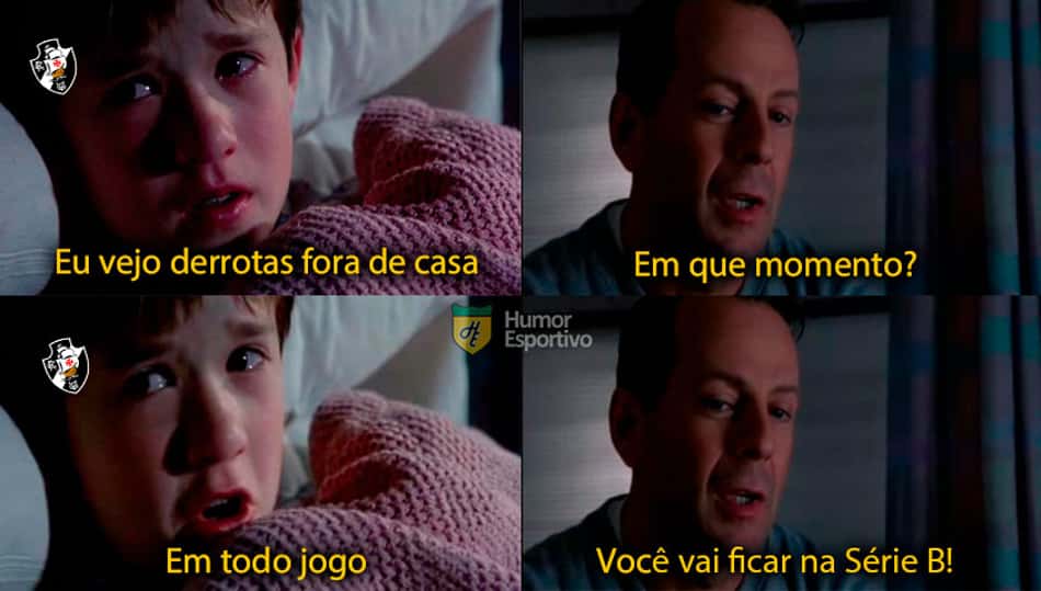 Desespero do Vasco na Série B é prato cheio para memes nas redes sociais