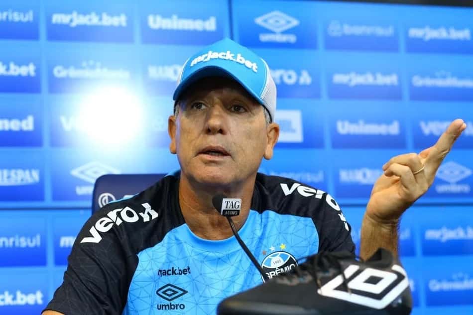 Nova reunião acontecerá entre Renato Gaúcho e presidente do Grêmio por renovação