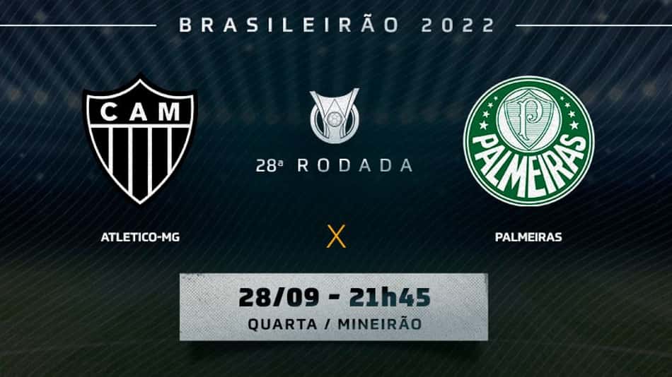 Atlético-MG x Palmeiras: onde assistir, prováveis times e desfalques do duelo pelo Brasileirão