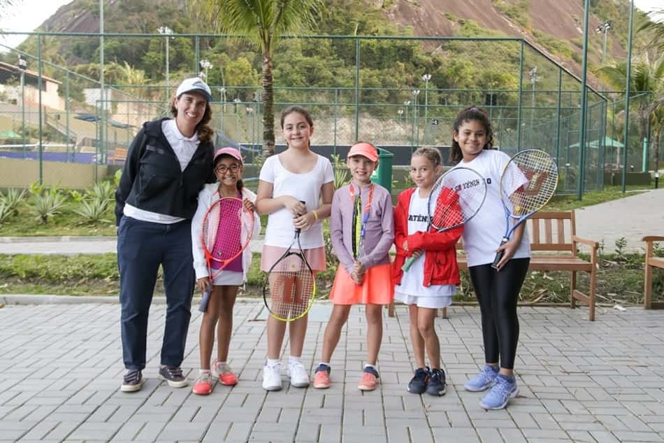 Liga Tênis 10 realiza torneio para cerca de 100 crianças no Rio de Janeiro
