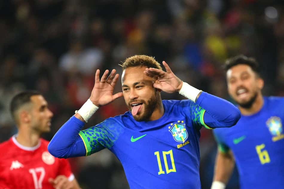 Neymar tem sua melhor média de gols pela Seleção Brasileira desde 2014