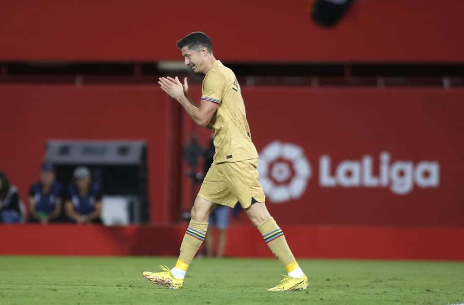 Com gol solitário de Lewandowski, Barcelona vence fora de casa Mallorca pelo Espanhol