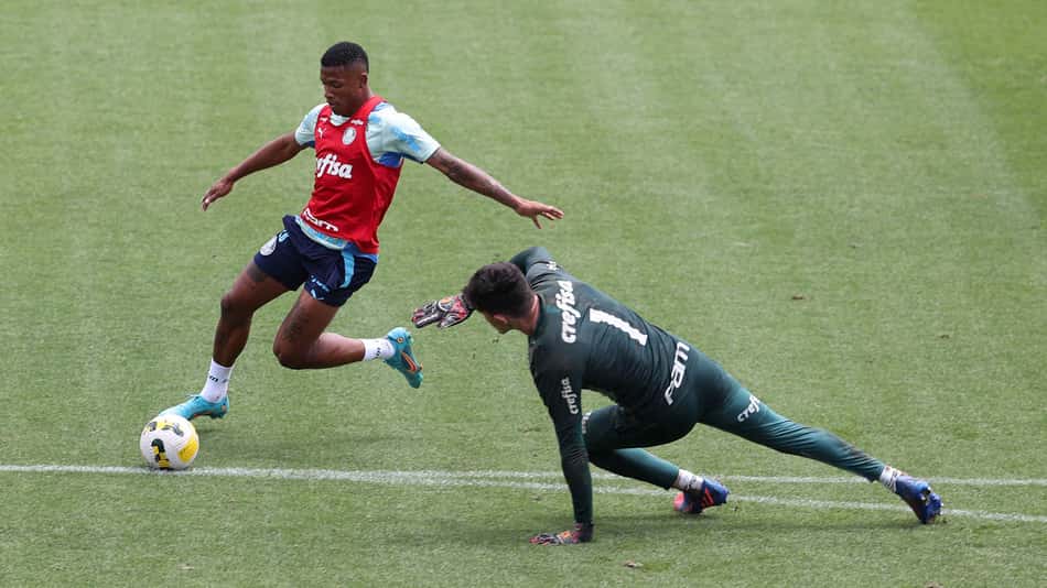 Palmeiras finaliza preparação para enfrentar o Botafogo; veja provável time