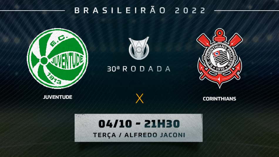 Juventude x Corinthians: onde assistir, prováveis escalações e desfalques pelo Brasileirão