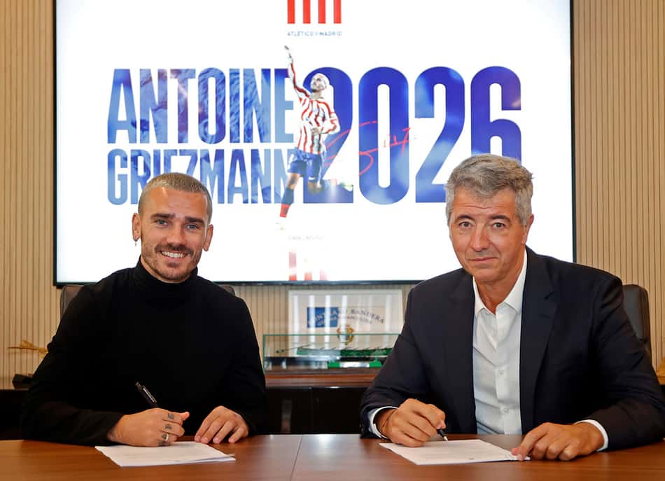 Atlético de Madrid anuncia contratação de Griezmann