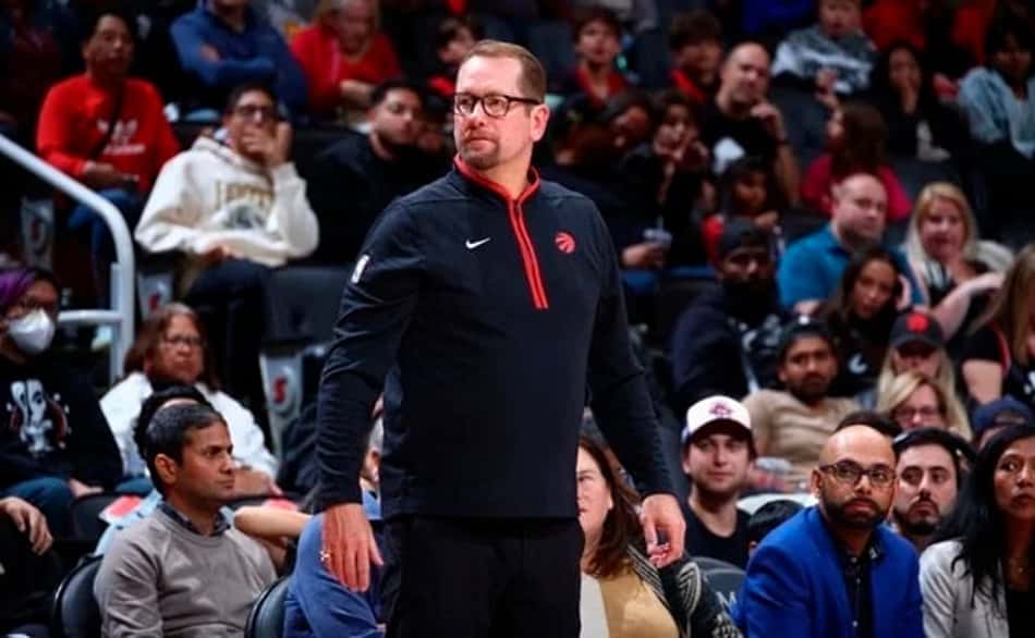 Nick Nurse sugere mudanças no quinteto titular do Raptors