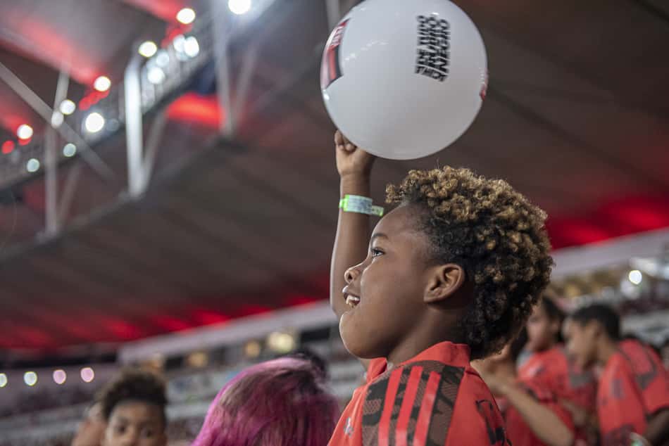 Crianças Flamengo Maracanã