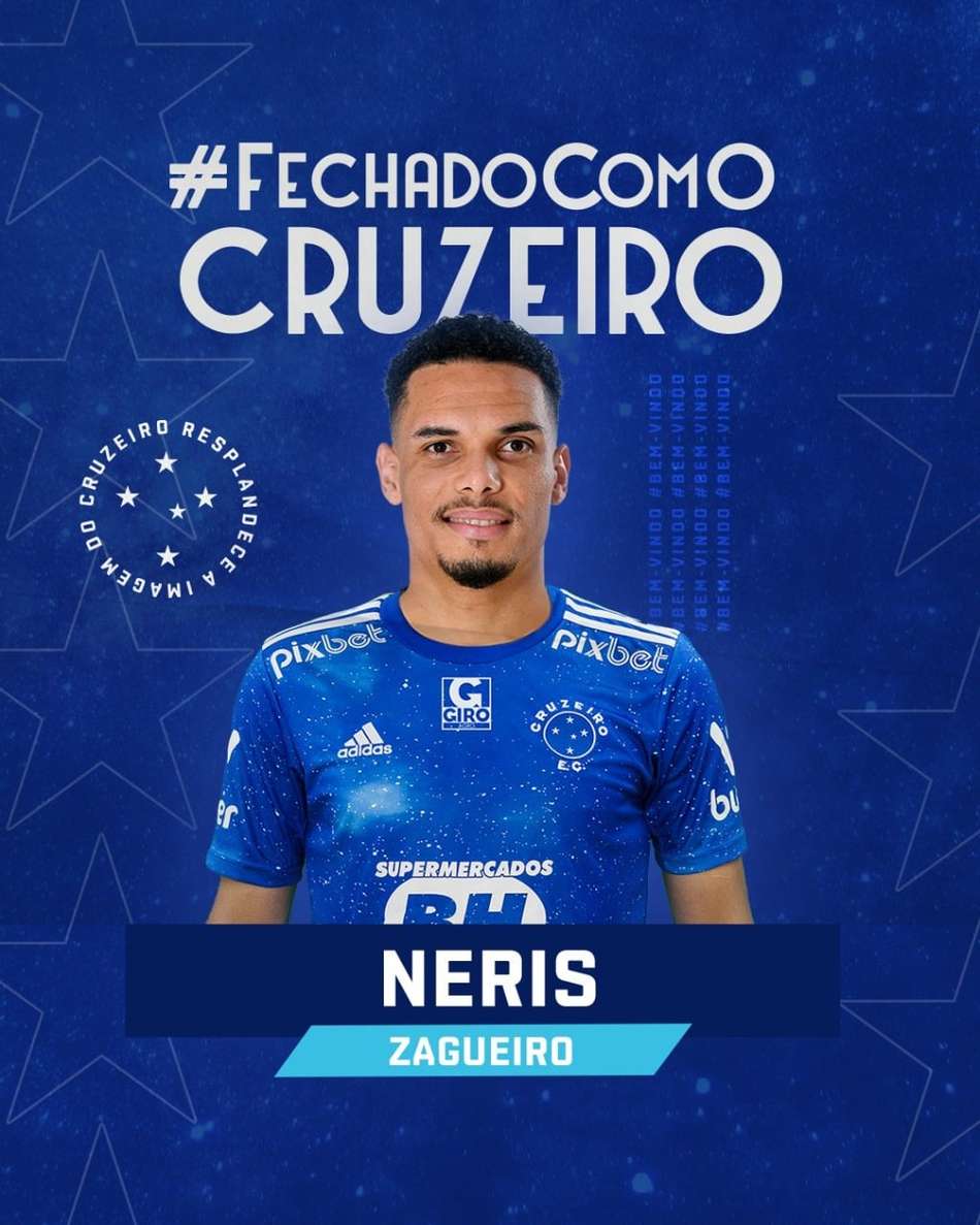 Cruzeiro anuncia contratação do zagueiro Neris, que estava no futebol árabe
