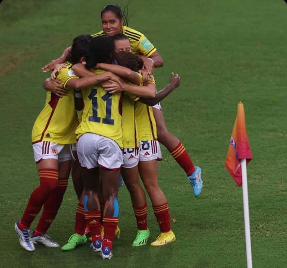 Colômbia passeia no 1º tempo, bate Tanzânia e avança às semis do Mundial Feminino sub-17