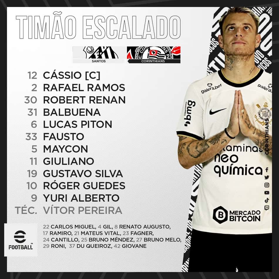 Escalação Corinthians