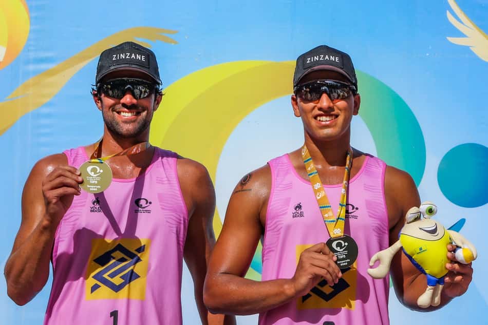 Dupla Vitor/Renato avalia estar no caminho certo após ouro em Maceió e já vira chave para o Mundial