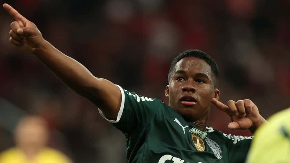 Palmeiras fecha a venda de Endrick para o Real Madrid