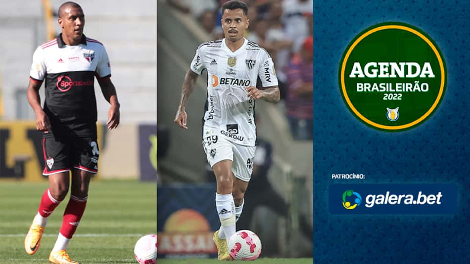 São Paulo x Atlético-GO, Atlético-MG x Juventude… Saiba onde assistir aos jogos de quinta do Brasileirão
